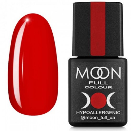 MOON FULL color Gel polish 127 red-orange dark, 8 ml