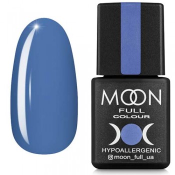 MOON FULL color Gel polish 154 blue with gray undertone, 8 ml