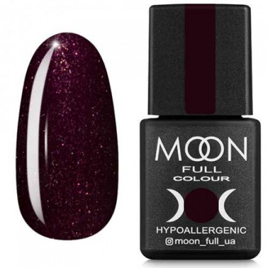MOON FULL color Gel polish 315 juicy cherry with shimmer, 8 ml
