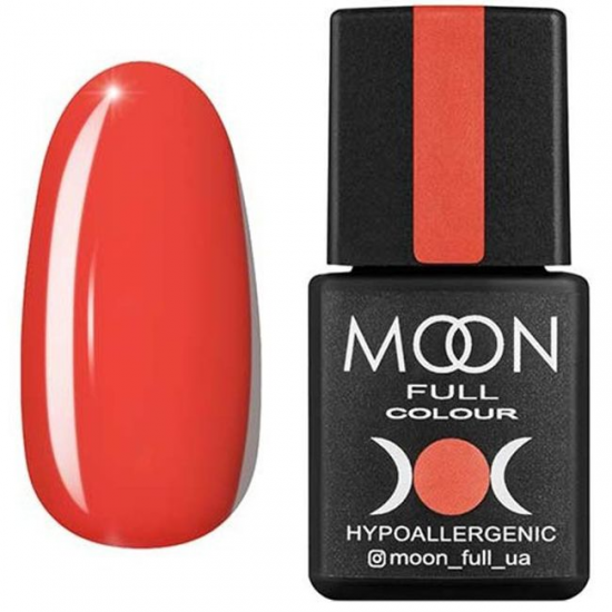 MOON FULL color Gel polish 125 orange red, 8 ml
