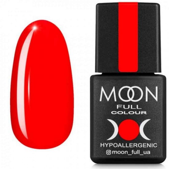 MOON FULL color Gel polish 708 bright red , 8 ml