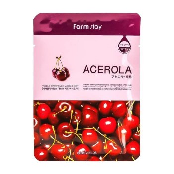 FarmStay Visible Difference Mask Sheet Acerola  23 ml