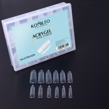 Acrygel top nail forms ( Multishape ) 120 pcs. Komilfo