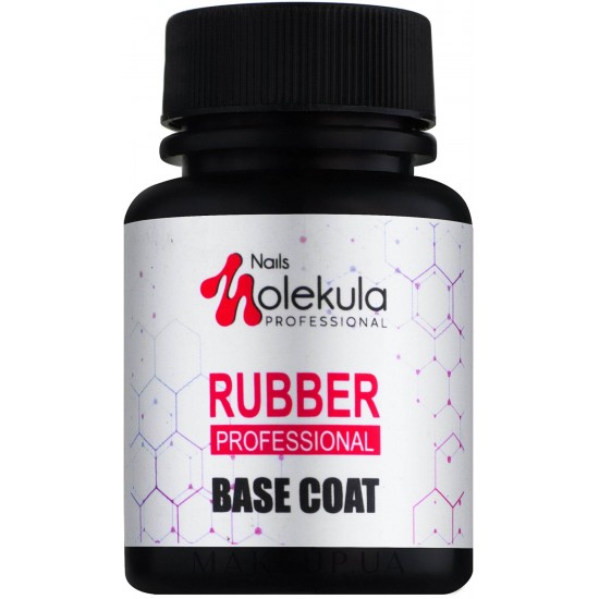 Molekula Rubber Professional Base Coat -  каучуковая база, 30 мл