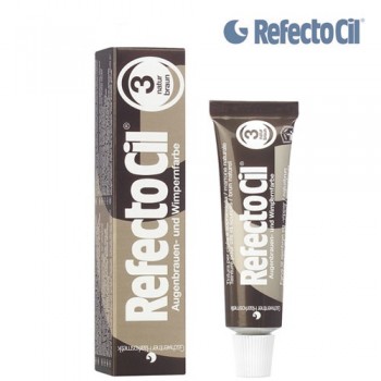 3. REFECTOCIL PAINT FOR EYEBROWS AND EYELASHES (NATURAL BROWN) TINT, 15 ML