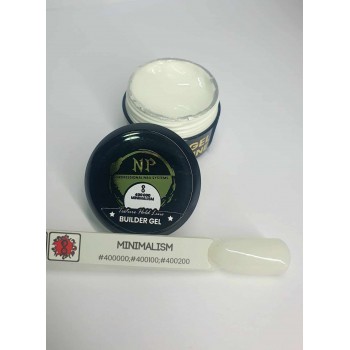 Builder gel Nail Paradise 15 gr - Minimalism 400 100 (milky white)
