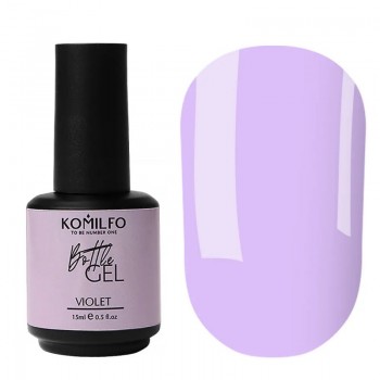 Komilfo Bottle Gel Violet with brush 15 ml