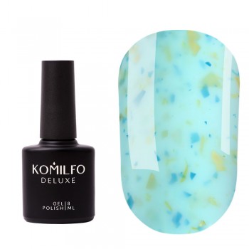 Potal Base №P010 Komilfo 8 ml (blue with blue and gold potal)