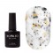 Potal Base №P019 Komilfo 8 ml (balts ar zeltu un melnu potali)