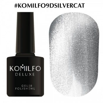 Komilfo 9D Cats eye Silver, 8 ml.