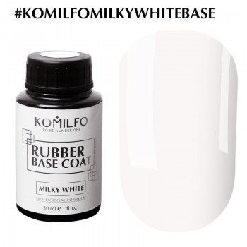 Milky White Base (without brush,bottle) 30 ml. Komilfo