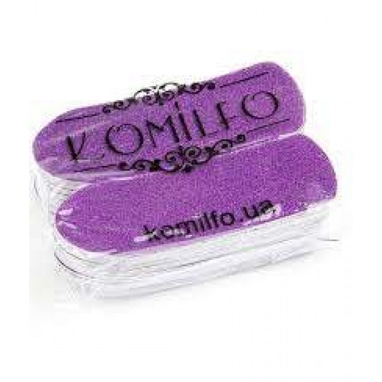 Komilfo replaceable disposable abrasives 1 pc. for pedicure graters, 80 grit (purple)