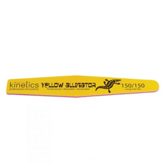 150/150  пилка для ногтей Kinetics Yellow Alligator