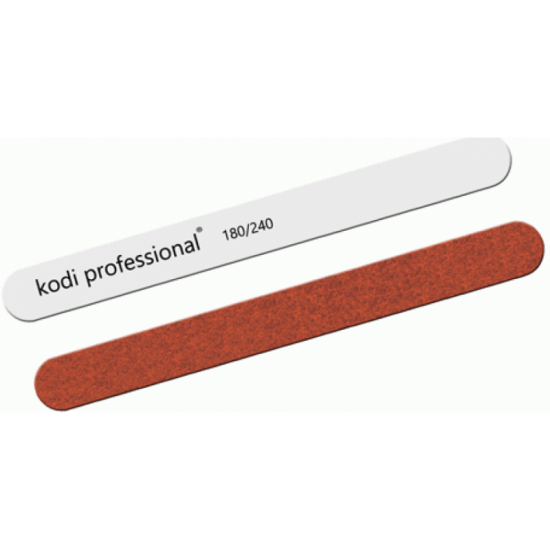 Пилка для ногтей прямая White/Brown Kodi Professional  180/240