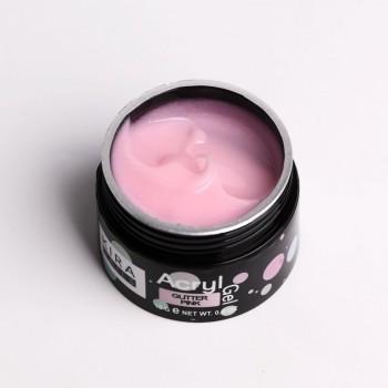 Acryl Gel Glitter Pink 15 ml. Kira Nails
